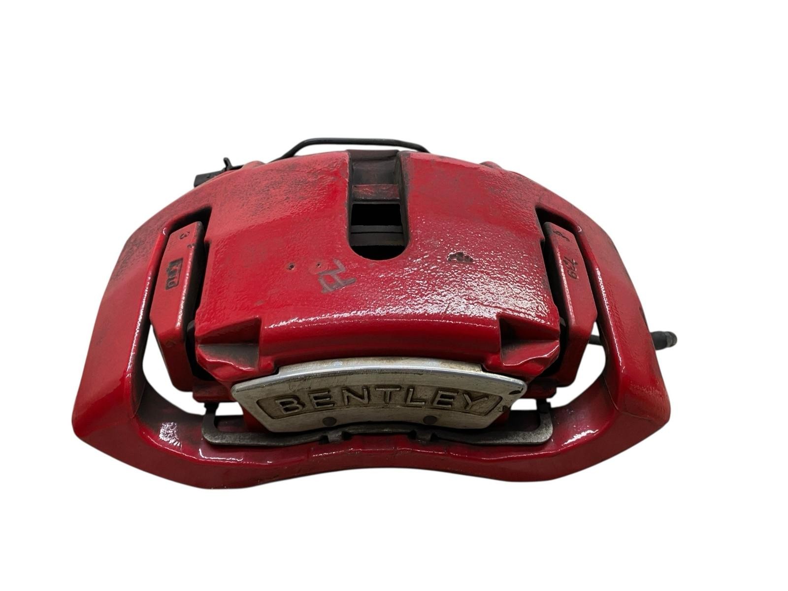 2015 BENTLEY CONTINENTAL RH LH FRONT & REAR BRAKE CALIPER SET 4PCS RED 48K MILES