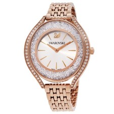 Image of Swarovski Crystalline Aura Quartz White Silver Dial Ladies Watch 5519456