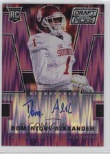 2016 Panini Prizm Collegiate Draft Picks 96/99 Dominique Alexander #215 Auto 0f8