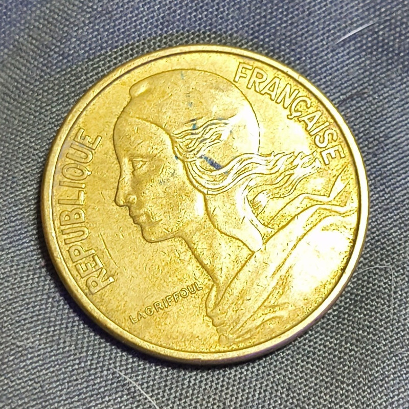 France 1964 50 Centimes Aluminum-Bronze Coin Liberté Égalité Fraternité KM#926