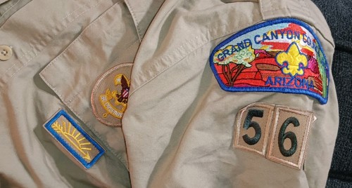 Pfadfinder BSA, offizielles Uniformhemd, Jugend Medium, mit Patches - Bild 3 von 5
