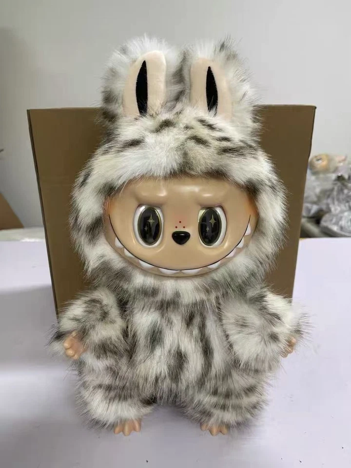 Xmas Custom big doll 38cm Colorful Big Boss Version Plush Doll Vinyl Panda Color - Image 3 of 4