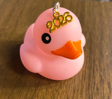 Pink Rubber Duck Ducky 2026 Christmas Ornament 2"