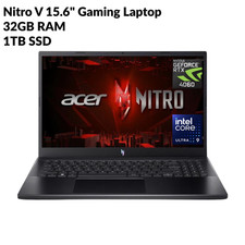 Acer Nitro V 15.6" Gaming Laptop NVIDIA RTX 4060 Core i9 16GB 512GB Refurbished