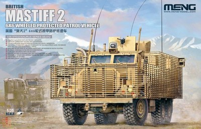 Meng-Model SS-012 - 1/35 British Mastiff 2 6X6 Wheeled Protected Patrol Vehicle