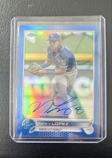 2022 Topps Chrome - Chrome Veteran Autographs Nicholas Lopez #CVA-NL Blue...