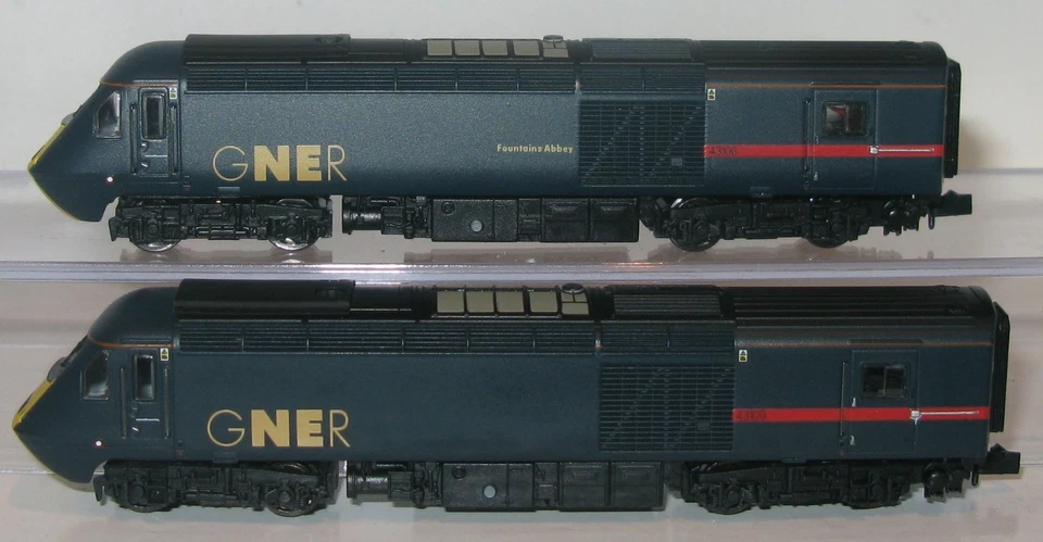 Dapol N 2D-019-008 GNER Class 43 HST Fountains Abbey 4-Car Bookset Lights 6DCCR - Image 3 of 4