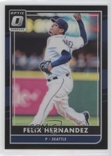 2016 Panini Donruss Optic Black 8/25 Felix Hernandez #158 5w7