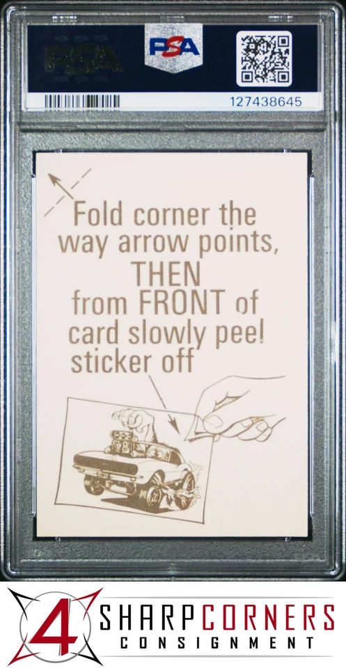 1973 FABULOUS ODD RODS-ODDER ODD RODS RE-ISSUE #29 SLICKEY POP 5 PSA 10 - Image 2 of 3