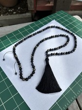 Lapis Lazuli Mala Beads Gemstones Necklace - Bin 2