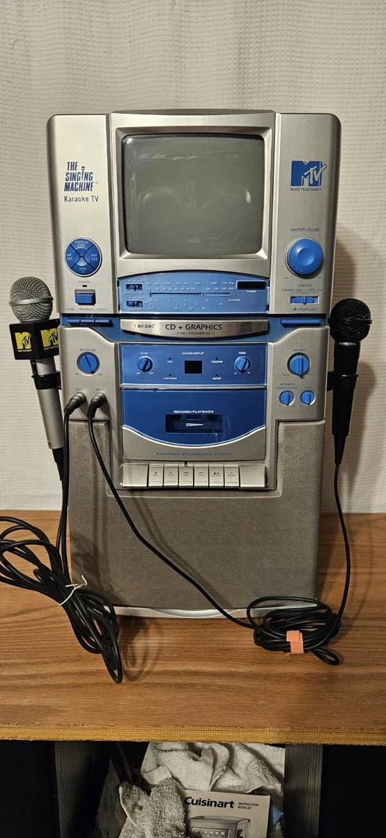 TV karaoké MTV The Singing Machine STVG-700 vintage