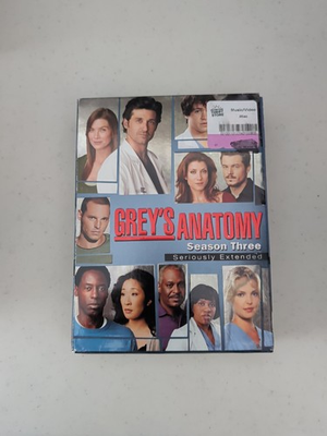 #ad Grey#x27;s Anatomy The Complete Third Season DVDs $4.00