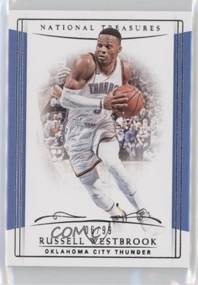 2018-19 Panini National Treasures 6/99 Russell Westbrook #61 5xx