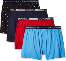 Men'S 4 Pack Classic Cotton Loose Knit Boxers