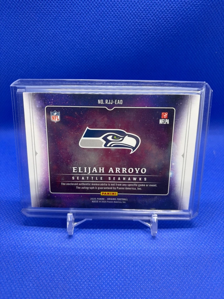 2025 Panini Origins Elijah Arroyo Blue RPA /49 #RJJ-EAO 3 Color Patch - Image 2 of 2
