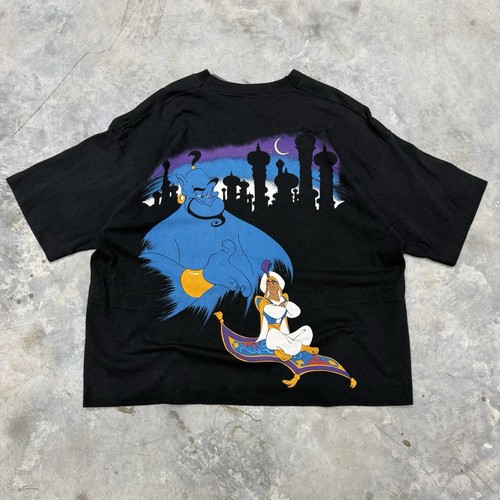 RARE GRAIL VINTAGE 90s DISNEY ALADDIN SHIRT EXCELLENT CONDITION MOVIE PROMO