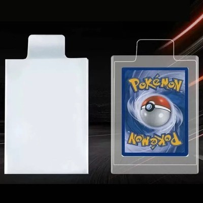 100 Stück Pull Tab Sleeves für Toploader & Semi-Rigid Kartenhalter für Pokémon