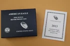 2013-W 1 oz Proof Silver American Eagle (w/Box & CoA)