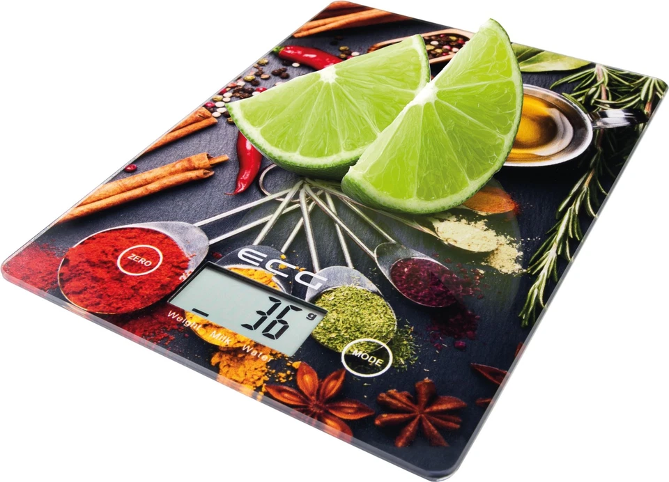 KV 117 Chilli Balance de Cuisine Verre/Plastique Noir - Photo 2/4