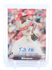 JOSE SORIANO 2024 STADIUM CLUB ROOKIE AUTO #SCBA-JSO ANGELS Q1809
