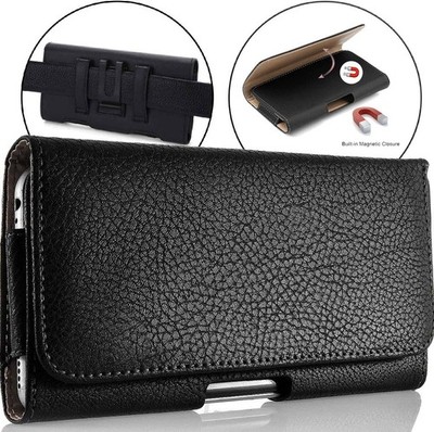For Samsung Note 8/9/10/10 Plus/10+ Leather Case Belt Clip Holster Pouch Cover