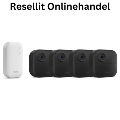 BLINK Outdoor Cam 4. Gen  4er Set Sicherheitskamera Smart Home