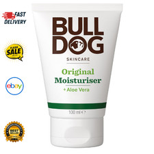 Bulldog Skincare Original Men's Moisturiser,Non-Greasy Hydration,100ml