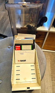 BASF Extra 5 25" Disketten Konvolut in Aufbewahrungsbox Kassette