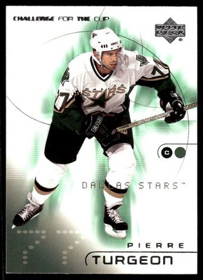 Pierre Turgeon 2001-02 Upper Deck Challenge for the Cup #23 Stars NHL READ