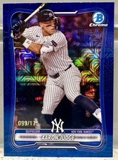 COLOR &amp; JERSEY NUMBER MATCH! 2026 Bowman Chrome Aaron Judge 99/175! YANKEES!