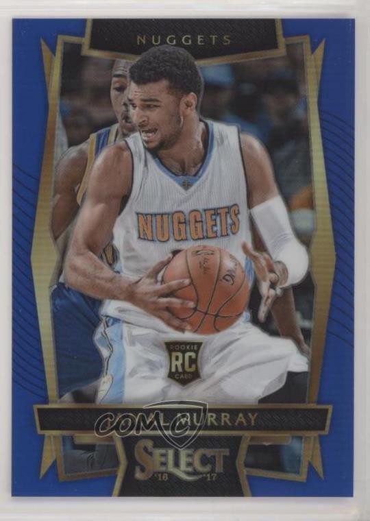 2016-17 Panini Select Concourse Blue Prizm 94/299 Jamal Murray #4 s7f