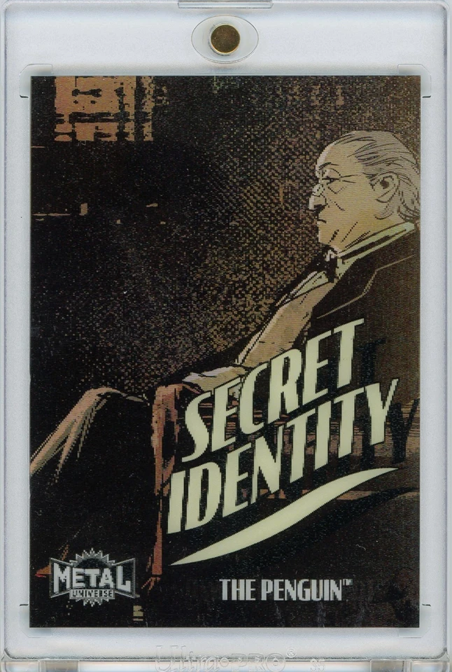 2025 SkyBox Metal Universe Batman The Penguin SSP Secret Identity (I:2 CASE AVG) - Image 2 of 3