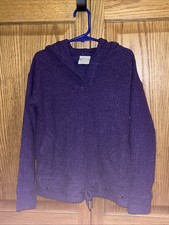 NWOT Freely Girls Size Small Purple Hooded Sweater