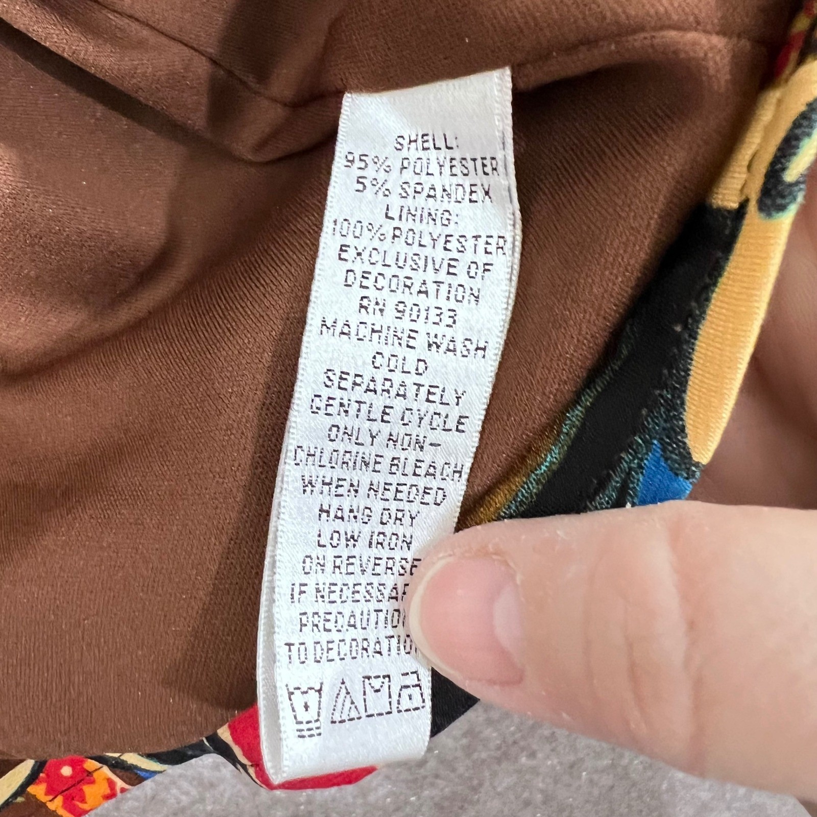 Joan Rivers Patchwork Blazer Jacket Womens Medium… - image 5