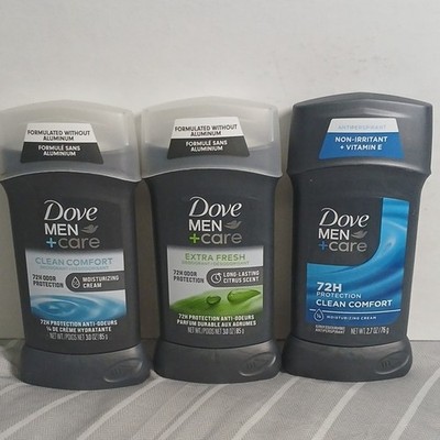 Lote de 3 Dove Men+Care: 2 Desodorantes (3oz) y 1 Antiperspirant (2.7oz)