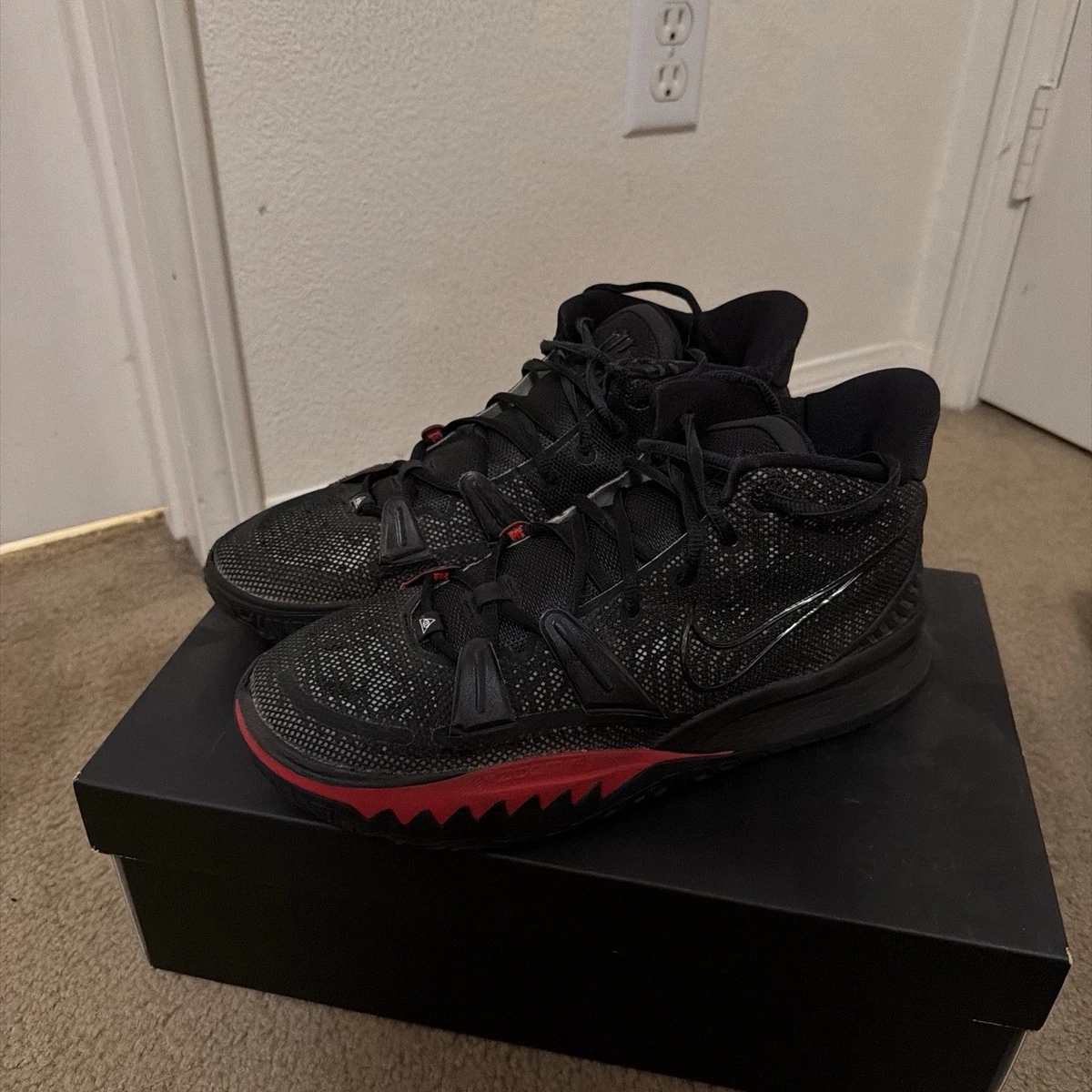 Nike Kyrie 7 EP Bred - CQ9327-001 for Sale | Authenticity