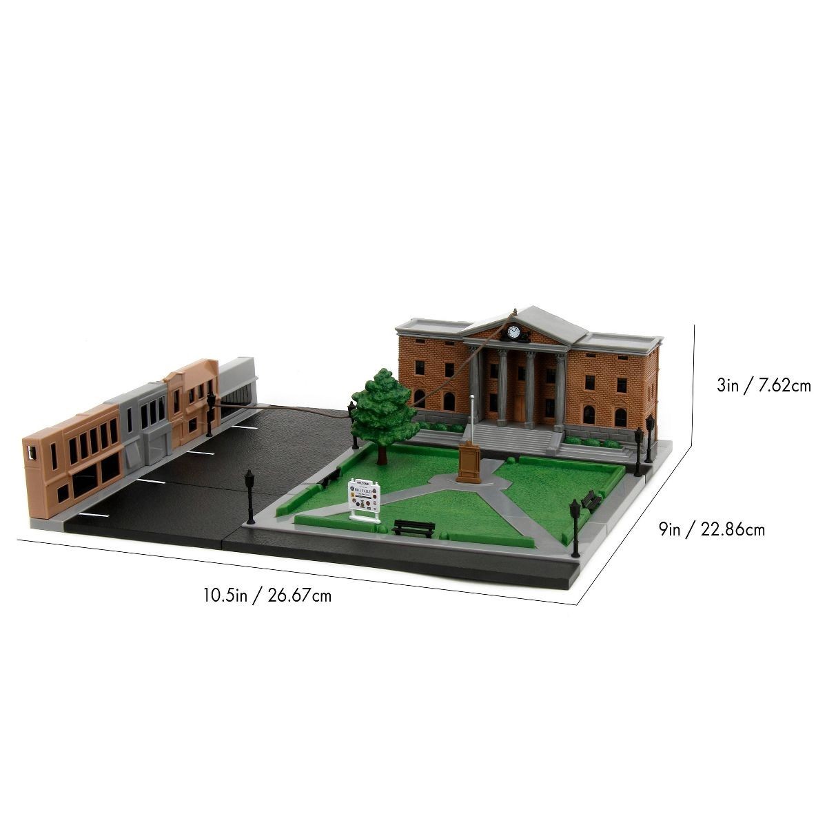 Back to the Future Hill Valley Courthouse Clock Tower Nanoscene