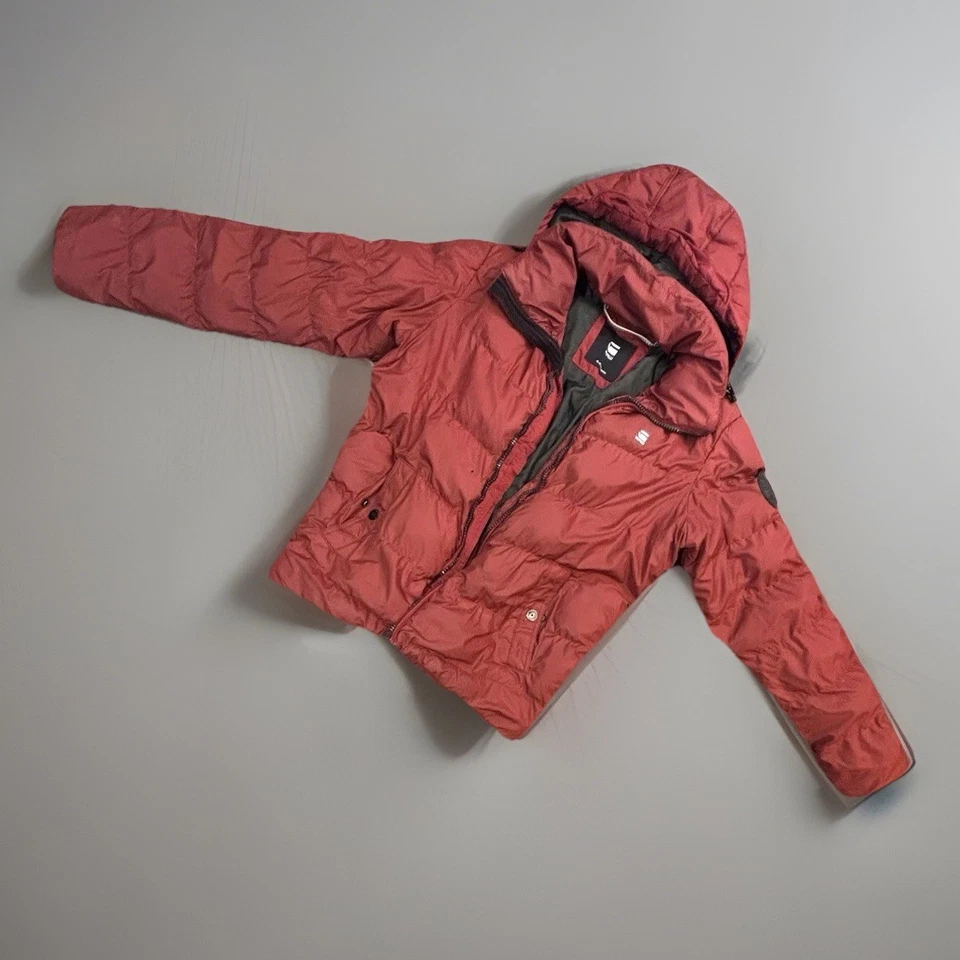 Abrigo G-Star Raw Originals Rojo Capucha Puffer Chaqueta con Cremallera | Para Hombre Talla (S) Foto 2 de 4