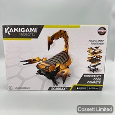 Kamigami Robots Scarrax Scorpion Robot Kit Construct Code Compete Mattel Toy