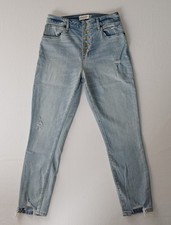 Abercrombie  Fitch The Super Skinny Ankle High Rise Distressed Jeans Size 28/6s