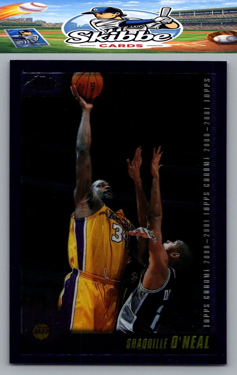 2000-01 Topps Chrome #8 Shaquille O'Neal