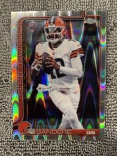 2025 Topps Chrome Shedeur Sanders Rookie RayWave #315