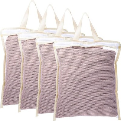 4Pcs Small Mesh Laundry Bags Delicates Hanging Mini 12 x 10 Inches Durable