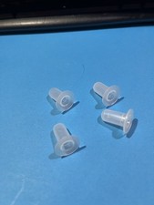 Clear Nylon Plastic Locking Nuts For Car Trim Qty 10