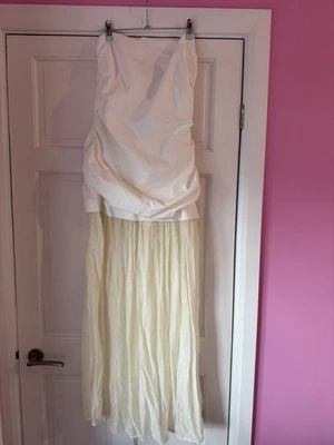 Zara White/Ivory Sleeveless Maxi Dress Long Regular Size L MPN 3152/364/712 - Image 1 of 4