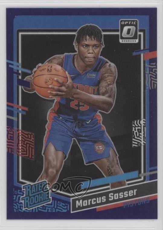 2023-24 Panini Donruss Optic Rated Rookie Purple Prizm Marcus Sasser #242 2l4