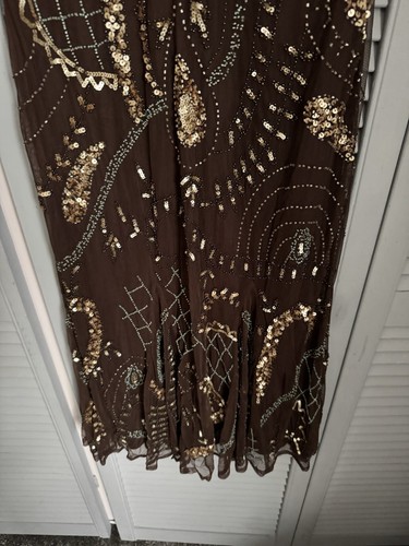 PRINCIPLES STUNNING HEAVYWEIGHT SEQUIN/BEADED STRAPLESS DRESS-SIZE 10-BNWOT - Picture 5 of 17