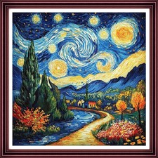 Stamped Cross Stitch Kits Full Range of Embroidery Starter Kits- Needlepoint ...