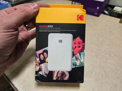 Kodak Step Mobile Instant Photo Printer, Portable Zink 2x3 Mini Printer, White