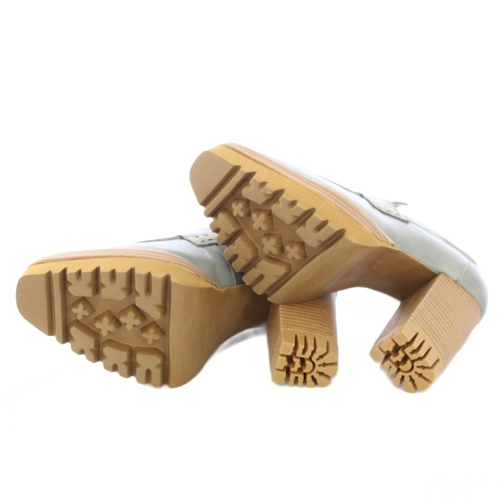 Ameri Vintage Loafers Pumps Square Toe Chunky Hee… - image 6